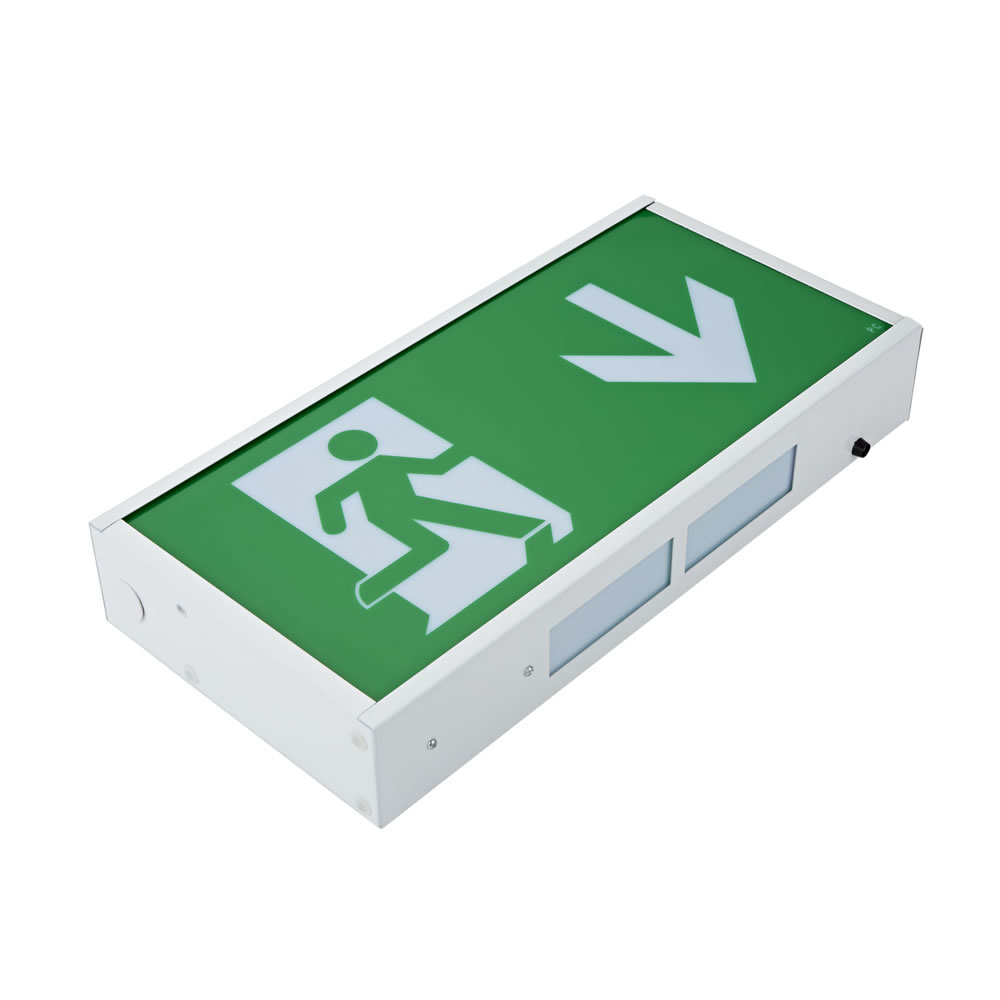 Biard 3W LED Emergency Exit Sign Maintained/Non-Maintained - Biard LED 3W Emergency Exit Sign Maint/Non-Maint-Left Arrow